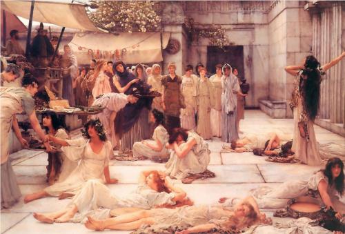 The Women of Amphissa by Lawrence Alma-Tadema
